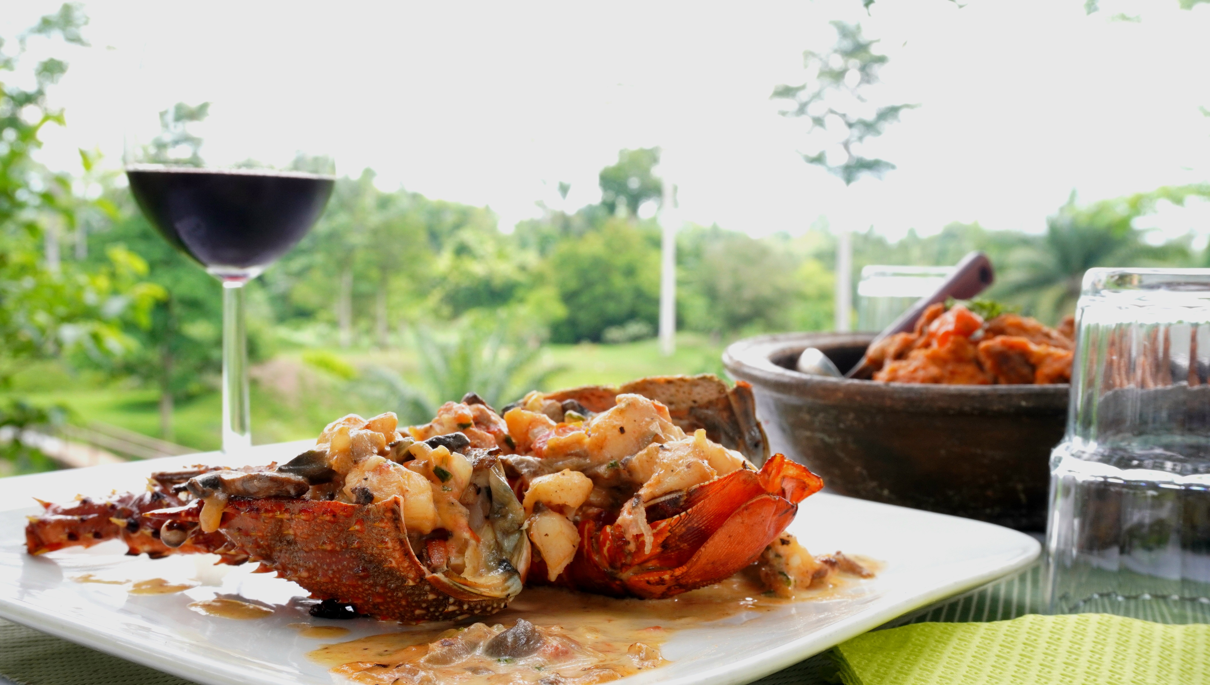 Fond restauration - plats gastronomiques