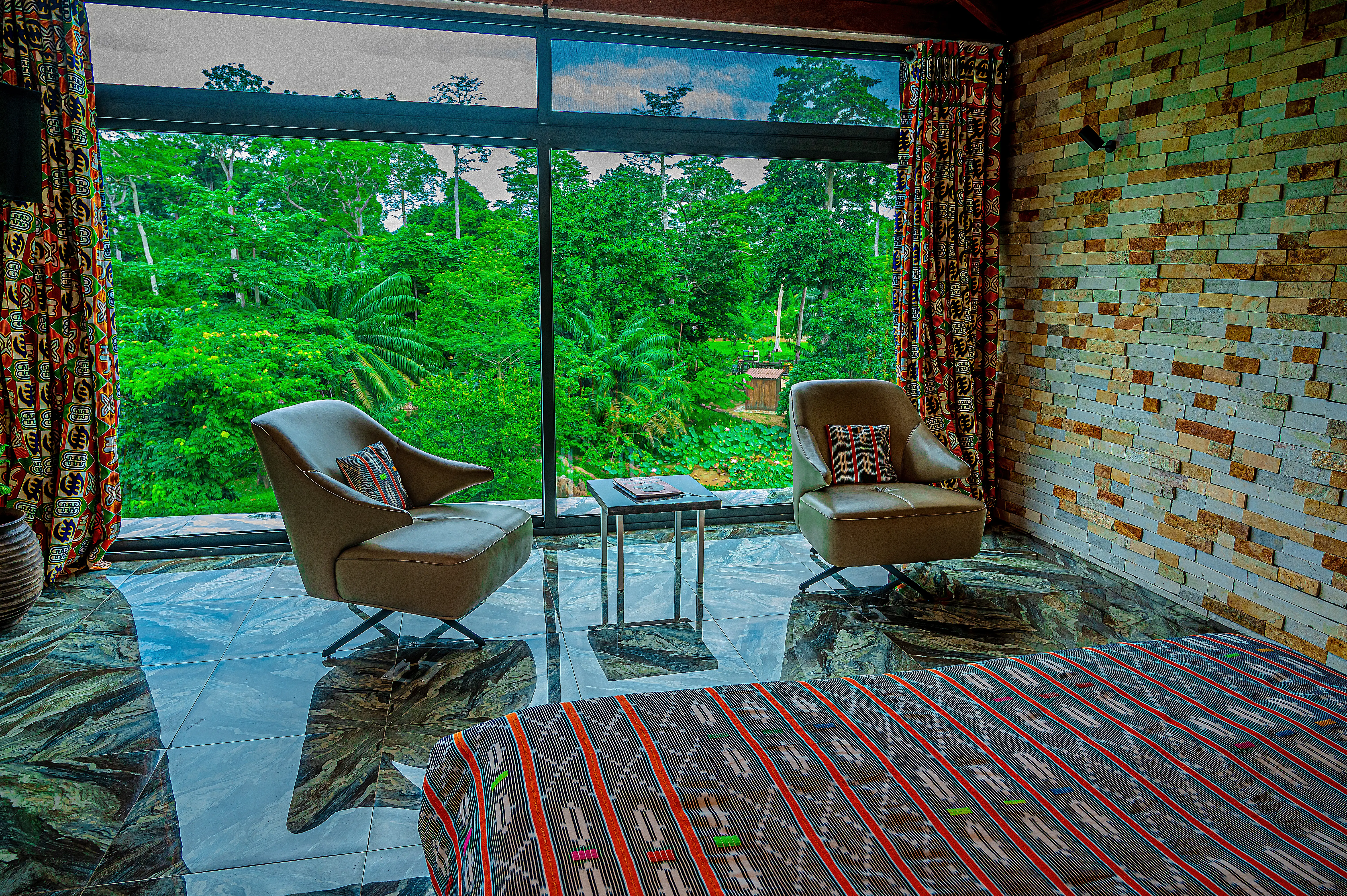 Chambre de la suite junior rez-de-chaussée