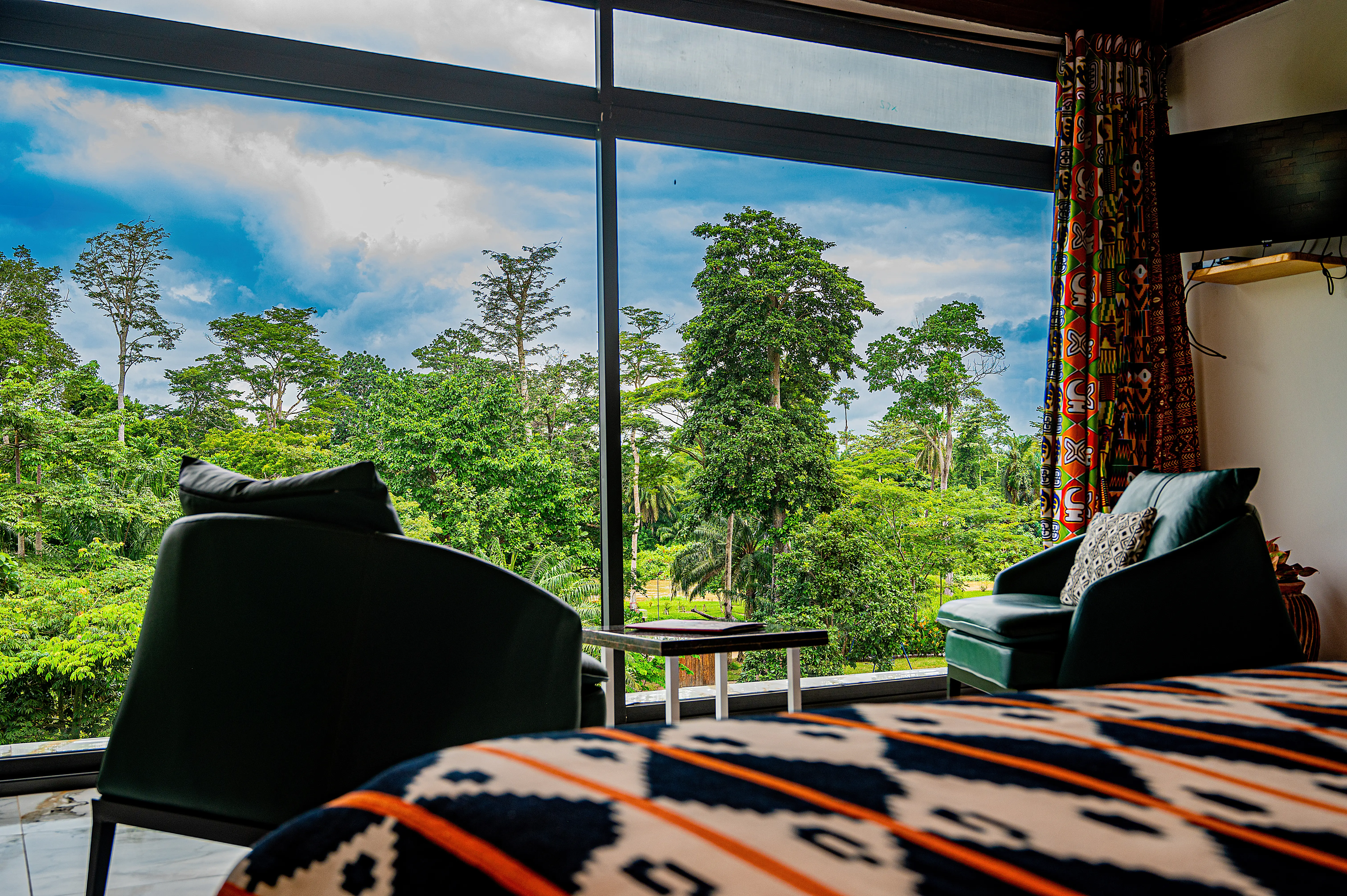 Vue extérieure de la suite junior rez-de-chaussée